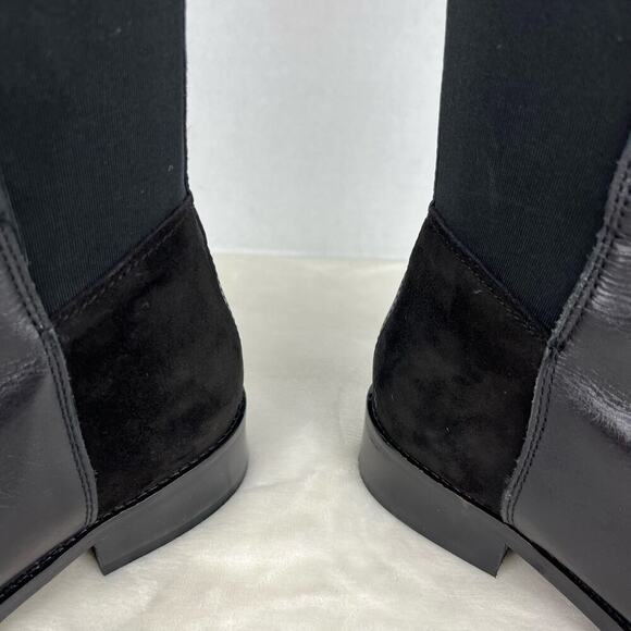 Luichiny Trend Lee Black‎ Leather Stretch Panel
Over The Knee 50/50 Zip Boots 7 - Picture 15 of 16